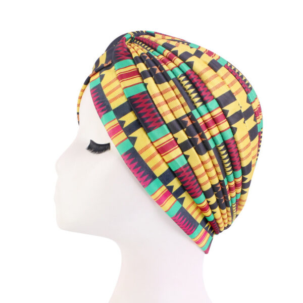 Ladies Fashion Hijab Cross Indian Hat - Image 5