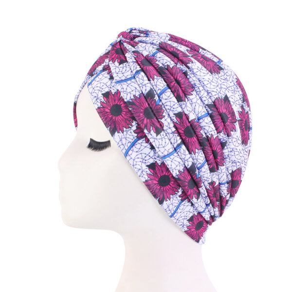 Ladies Fashion Hijab Cross Indian Hat - Image 6