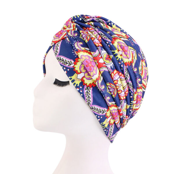 Ladies Fashion Hijab Cross Indian Hat - Image 7