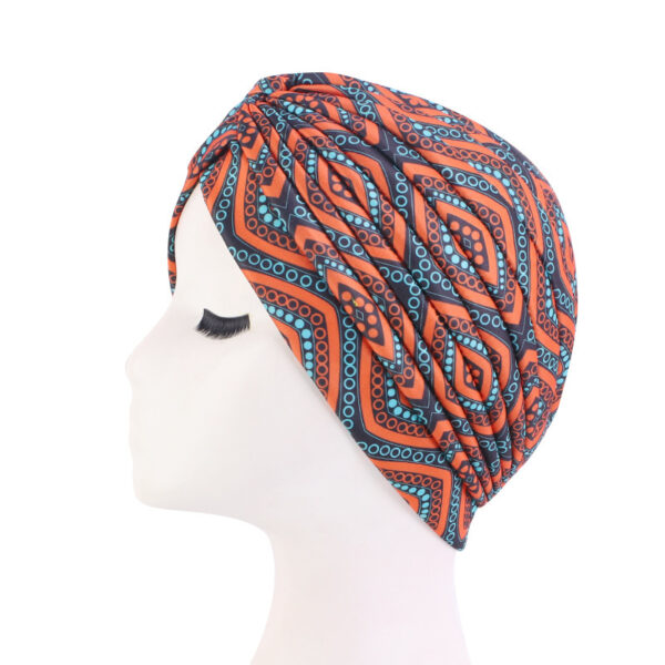 Ladies Fashion Hijab Cross Indian Hat - Image 4