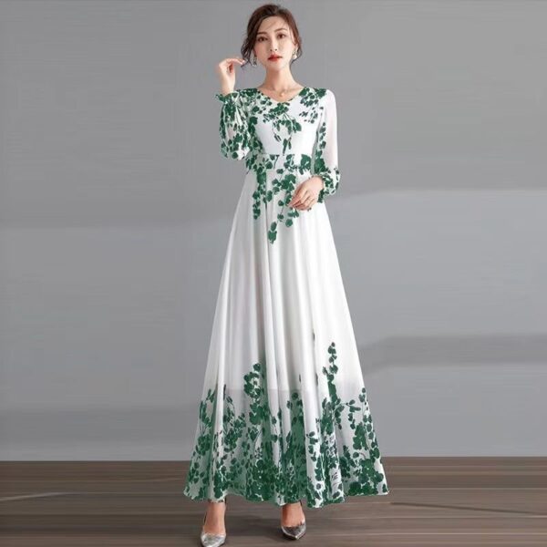 Fashion Ink Painting Chiffon Dress Women - Image 10