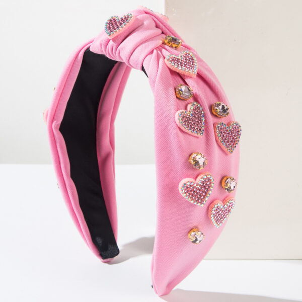 Valentine's Day Headband Knotted Love Accessories - Image 8