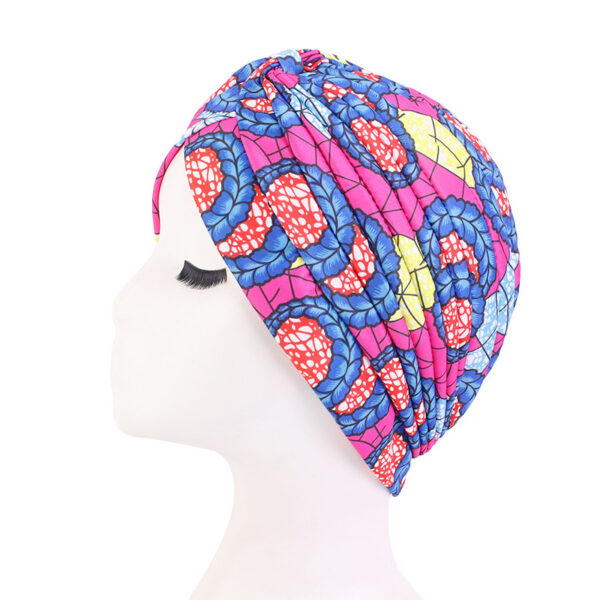 Ladies Fashion Hijab Cross Indian Hat - Image 9